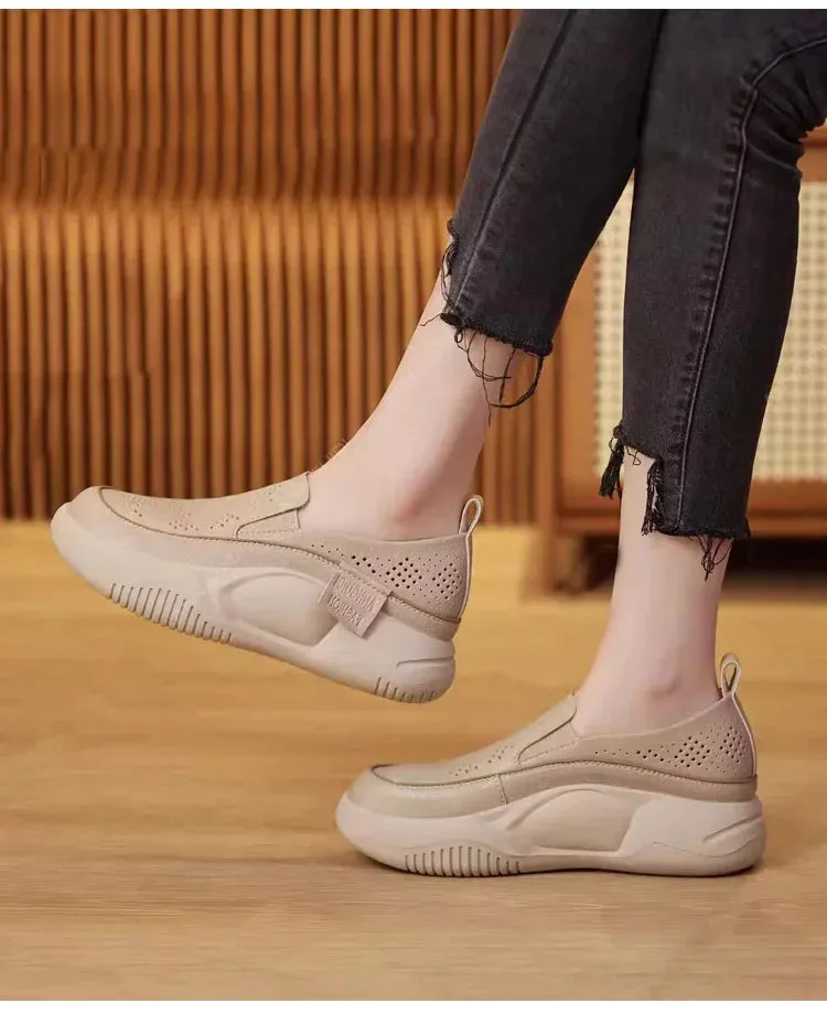 Women's Casual Thick Sole Retro Shoes