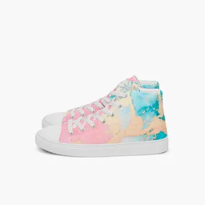 Women’s High Top Canvas Sneakers Multicolored