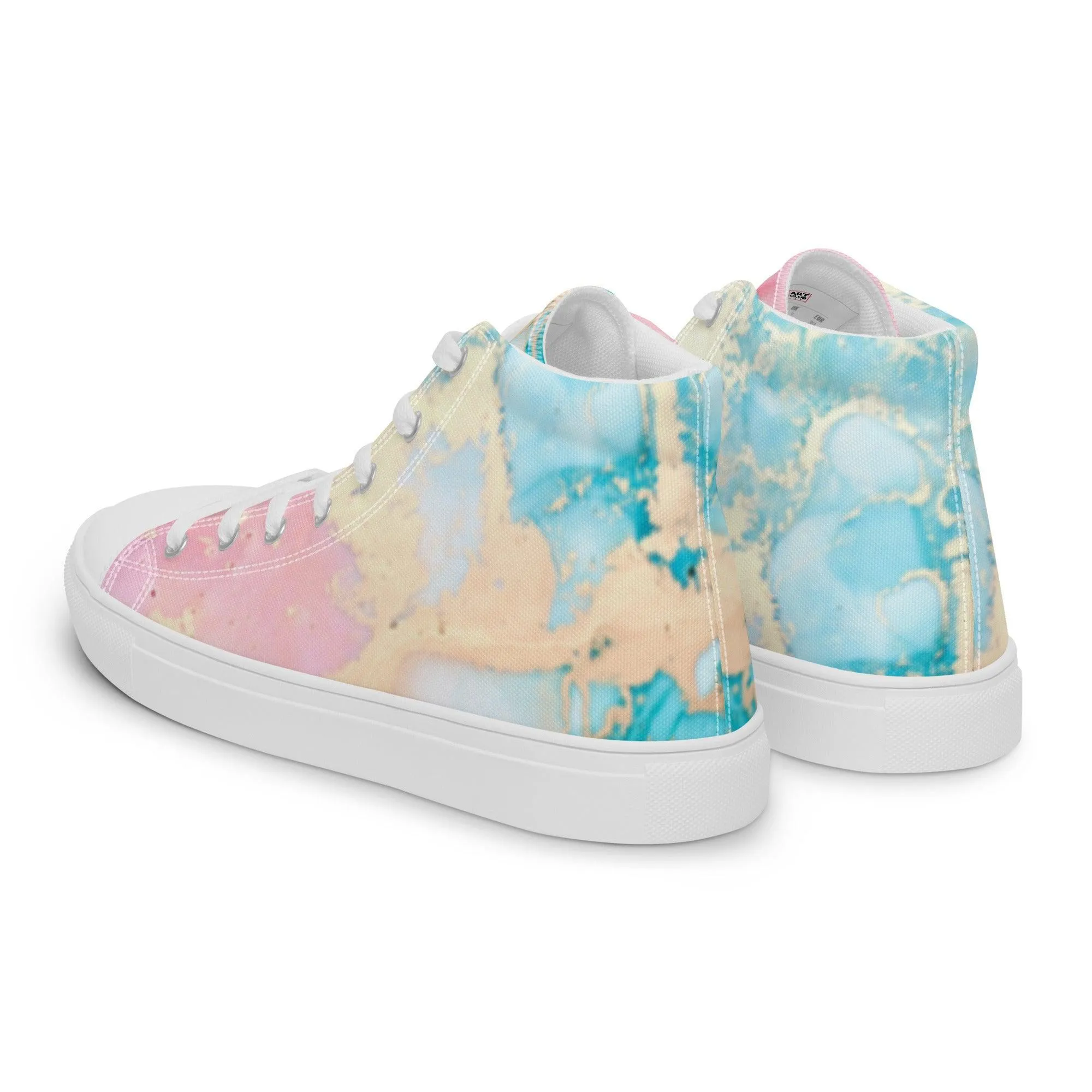 Women’s High Top Canvas Sneakers Multicolored