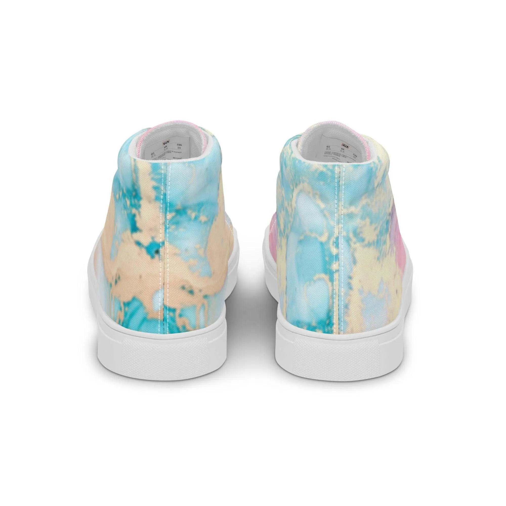 Women’s High Top Canvas Sneakers Multicolored