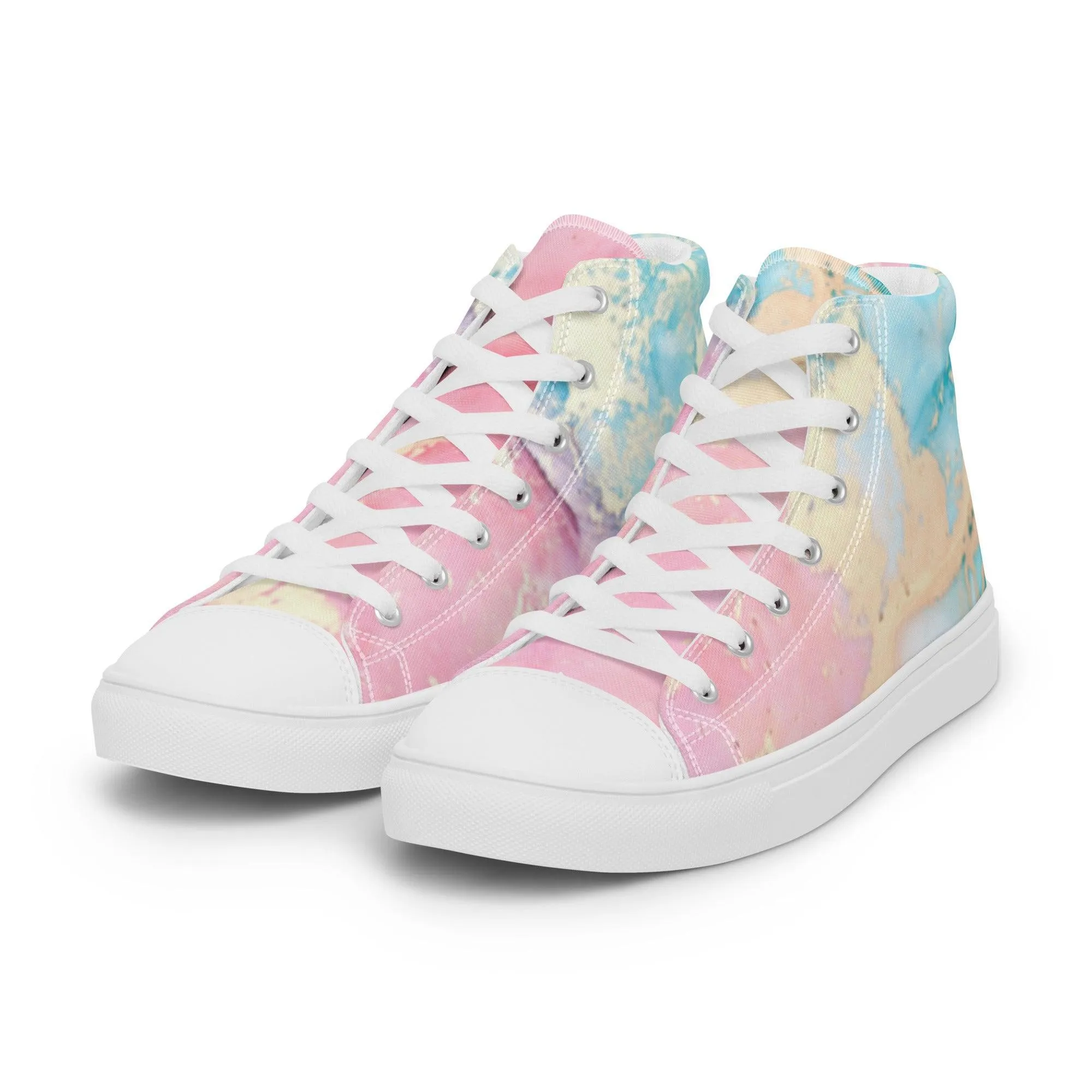 Women’s High Top Canvas Sneakers Multicolored