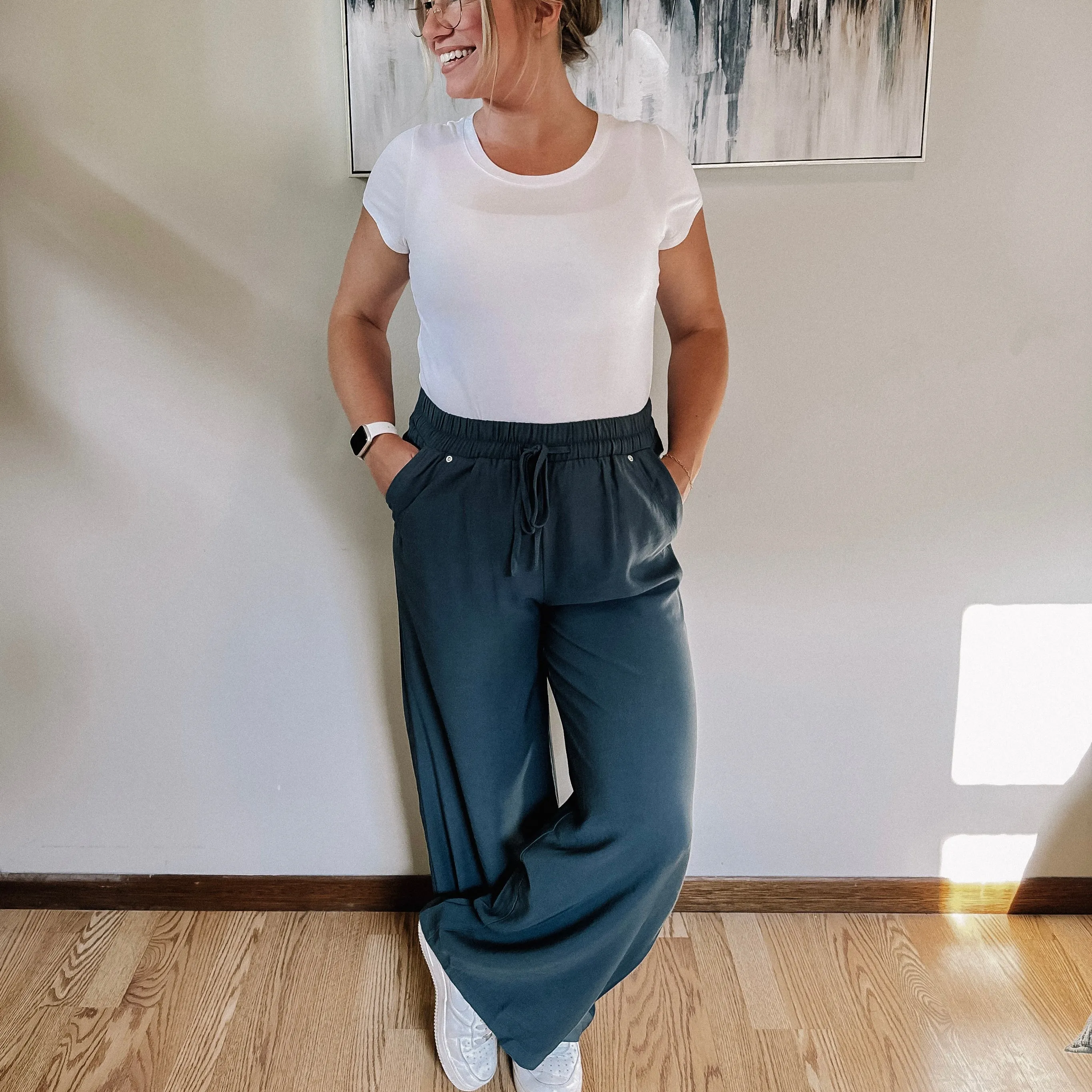 Workday Wide Leg Pants - LAST ONE
