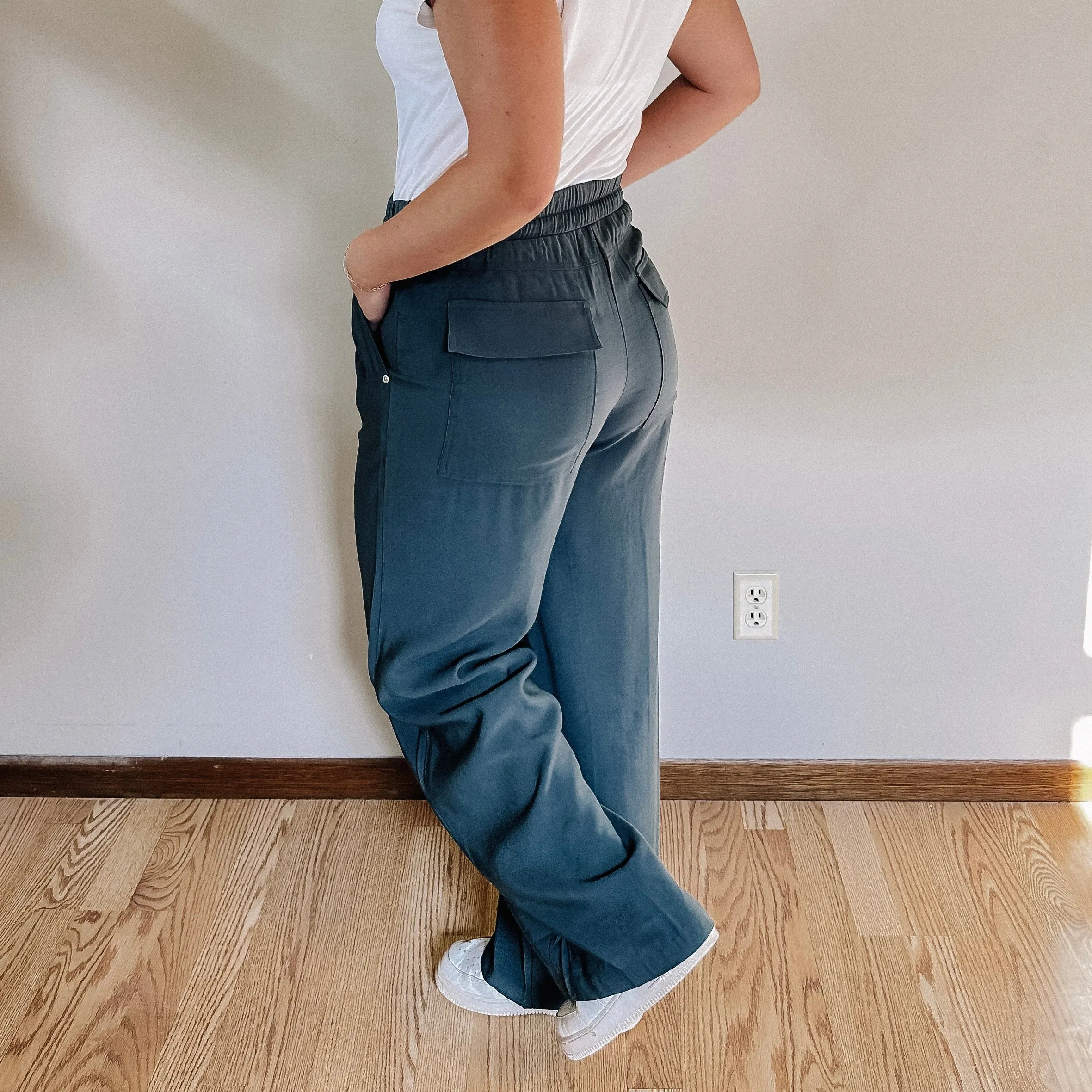 Workday Wide Leg Pants - LAST ONE