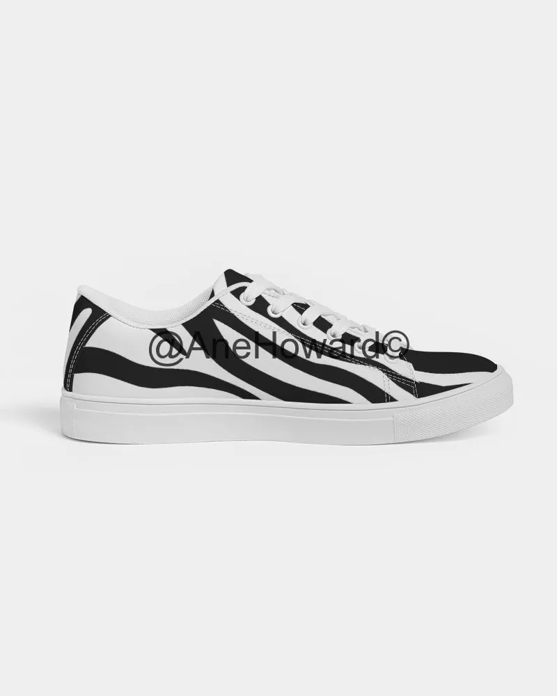 Zebra  Women's Faux-Leather Sneaker