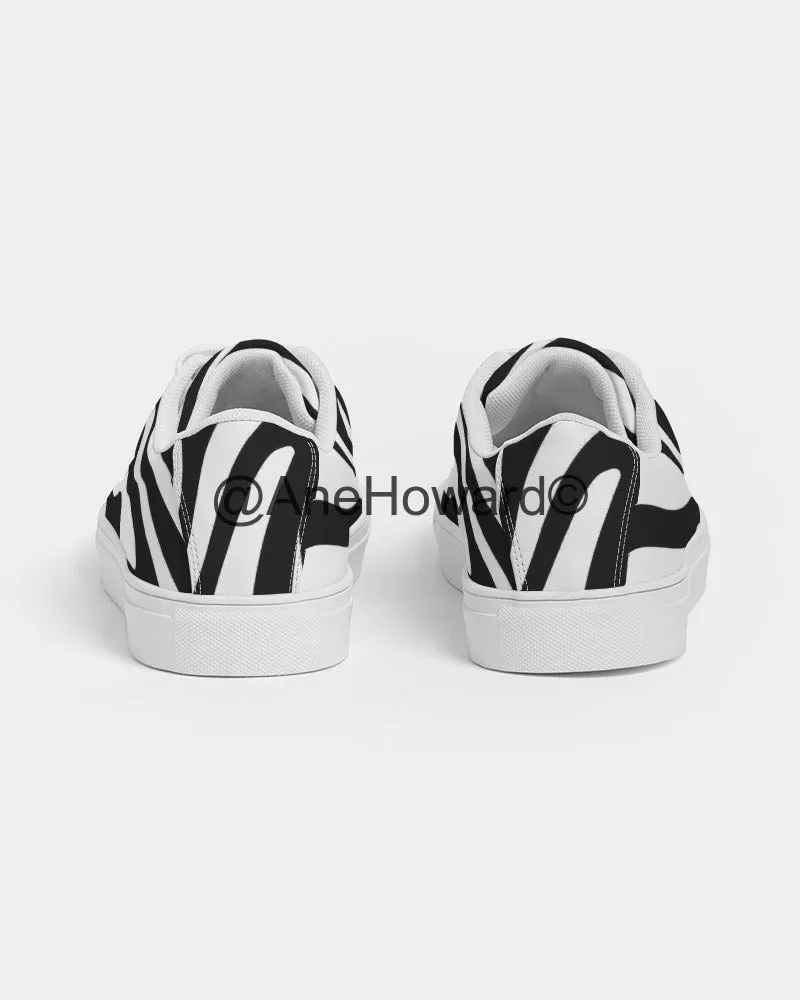 Zebra  Women's Faux-Leather Sneaker