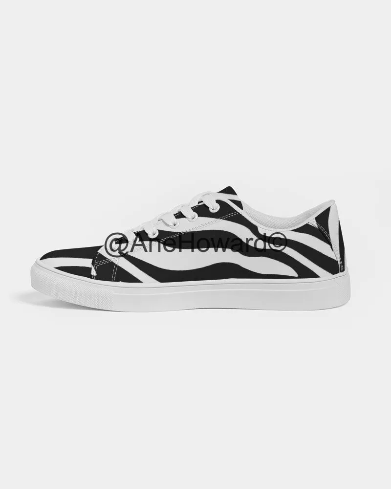 Zebra  Women's Faux-Leather Sneaker