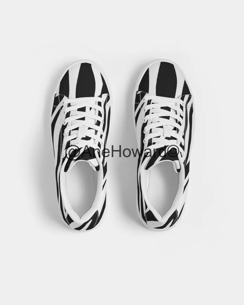 Zebra  Women's Faux-Leather Sneaker